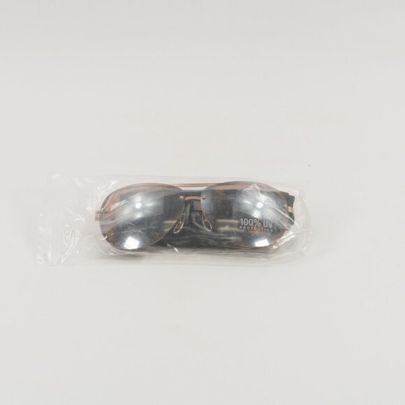Fossil Unisex Aviator Rose Gold Frames Red Lenses Sunglasses  display picture 2